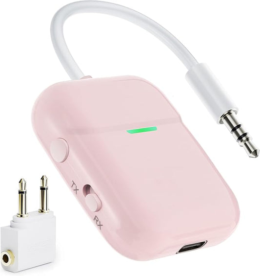 Nulaxy Air in-Flight Bluetooth Wireless Audio Transmitter Receiver
