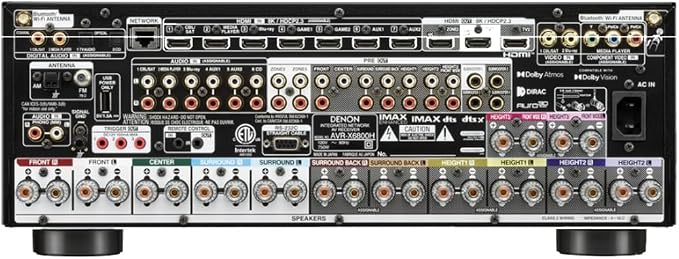 Denon AVR-X6800H 11.4 Channel 8K Receiver