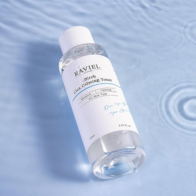 RAVIEL Birch CICA Barrier Repair Toner – Soothing & Deep Hydration for Sensitive, Dry, and Damaged Skin – Korean Skincare with Birch Sap & Centella Asiatica (5.07 fl oz)