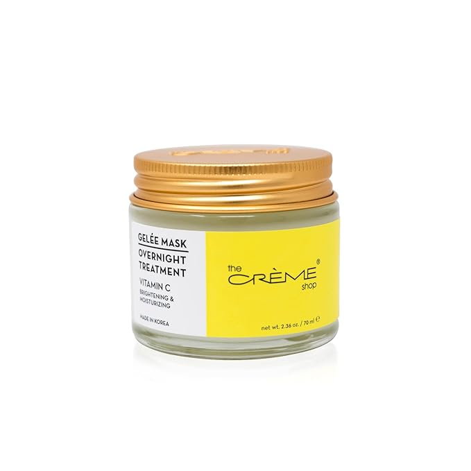 The Crème Shop Vitamin C Gelée Overnight Face Mask | Sleeping Korean Facial Mask | Anti-Aging Treatment (2.36oz)