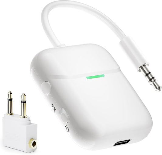 Nulaxy Air in-Flight Bluetooth Wireless Audio Transmitter Receiver