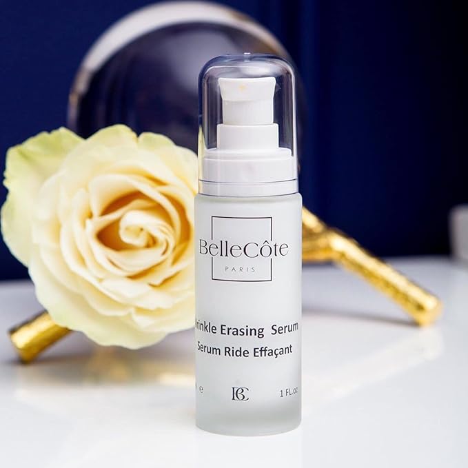 BelleCote Paris - Hydrating Healer Serum, 1 oz, Marine Collagen, Vitamin C, Green Algae Extract, Jojoba Oil