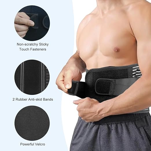Back Brace for Lower Back Pain Women & Men with Lumbar Pad, Breathable Lumbar Back Support Belt for Women, Back Braces Relief from Sciatica Herniated Disc for Work Heavy Lifting Exercise - S