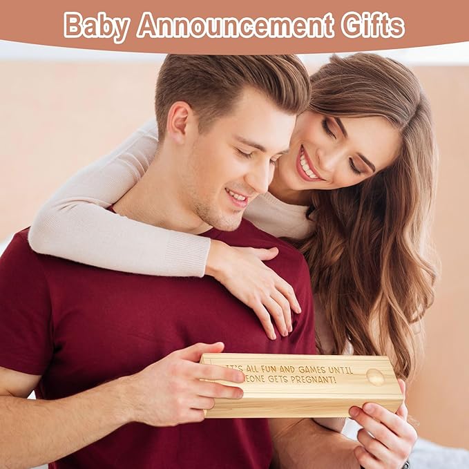 Pregnancy Announcement for Grandparent Husband, Pregnancy Test Keepsake Box, Baby Announcement Reveal Gifts Ideas for Husband Grandparents Friends