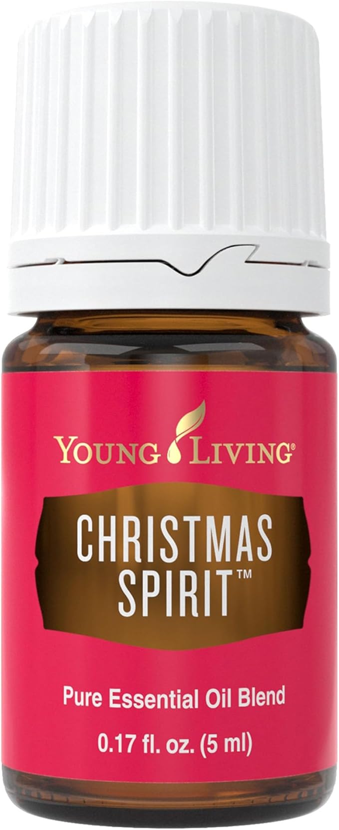 Young Living Christmas Spirit 5 ml - Festive Aroma for Holiday Delight - Orange, Cinnamon Bark, Spruce Blend - Uplifting Ambiance, Travel Essential Oil