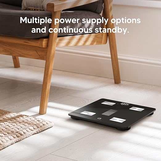 arboleaf Scale for Body Weight, Dual Charging Modes, Solar Power and Conventional Charging