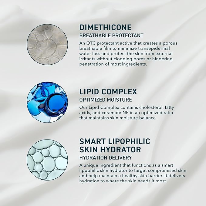 Prequel Skin Utility Balm. Advanced Occlusive Face Cream for Dry Skin, Moisturizer for Sensitive Skin. Thick Non-Comedogenic Barrier Protection with Dimethicone and Shea Butter. 1.7oz Tube