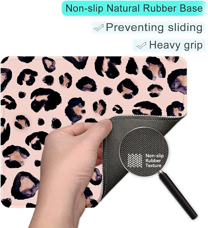 ITNRSIIET Mouse Pad with Stitched Edge Premium Textured Smooth Precise
