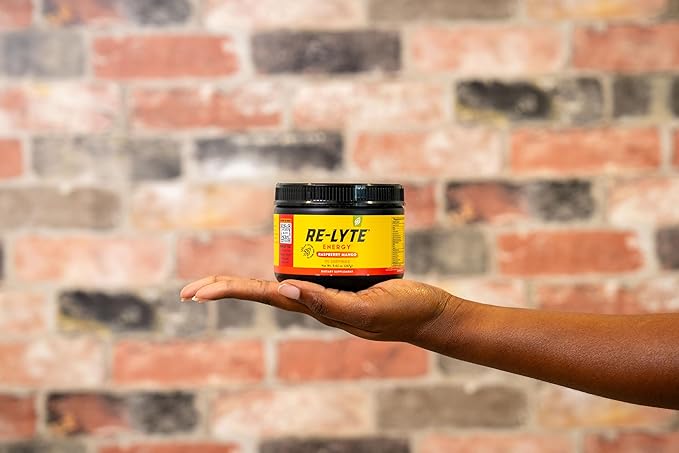 Redmond Re-Lyte Energy Electrolyte Mix, Raspberry Mango, 8.6oz Jar