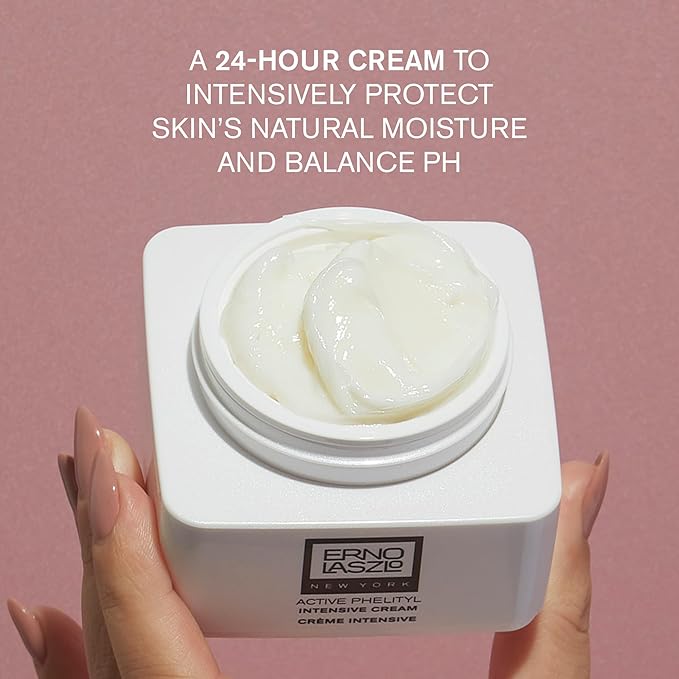 Erno Laszlo Active Phelityl Intensive Cream, All-Purpose 24-Hour Dry Skin Cream, Face Cream to Protect Skin’s Natural Moisture, Hydrate & Balance pH, 1.7 Fl Oz