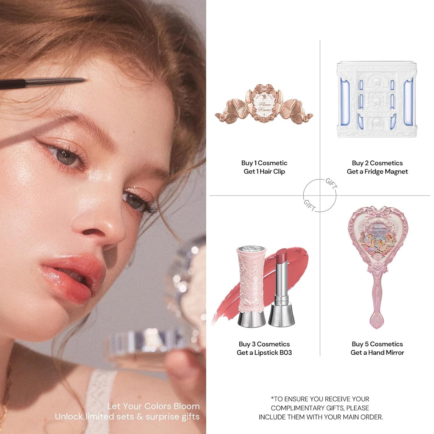Flower Knows Strawberry Cupid Cake Lip Cream,Velvety-Smooth Matte Liquid Lipstick,Hydrating,Smudge-proof & Stain-Free Lip Stain(V01 Vanitea,0.17 Fl Oz)
