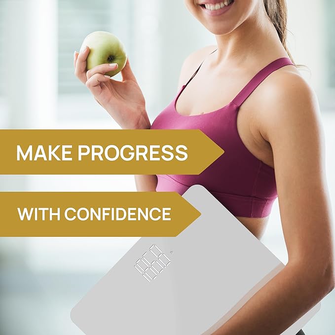INEVIFIT Bathroom Scale, Highly Accurate Digital Bathroom Body Scale, Precisely Measures Weight up to 400 lbs