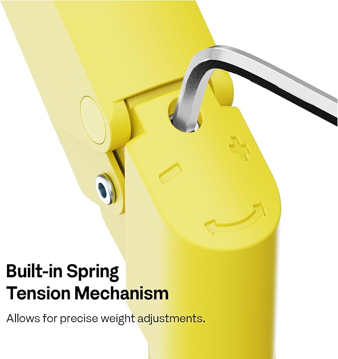 Pixio PS1S Wave Yellow Single Monitor Arm Stand Desk Mount