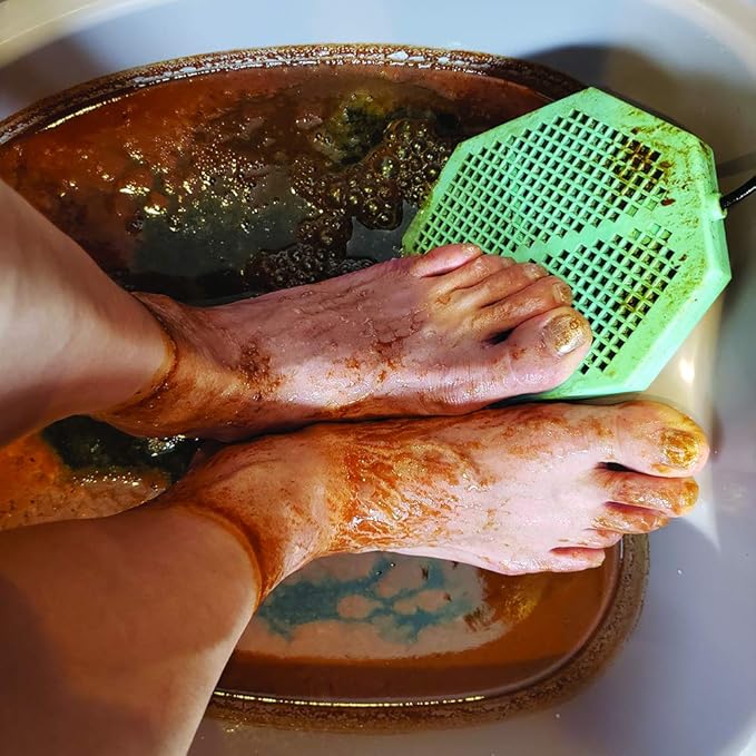 CS-900 Twice Powerful 6.5" x 5.5" Ion Detox Foot Bath Arrays Flat Dual Coil Stainless Steel Aqua Ionic Cleanse Array Compatible with Most 1/4" Plug Type Detox Machines