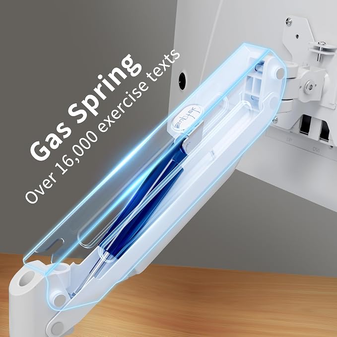 Suptek Monitor Mount Gas Spring Single Monitor Arm Desk Mount Stand Fully