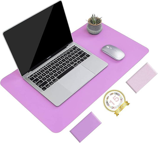 YSAGi Non-Slip Leather Desk Pad, Waterproof Laptop Computer Desk Keyboard Mat