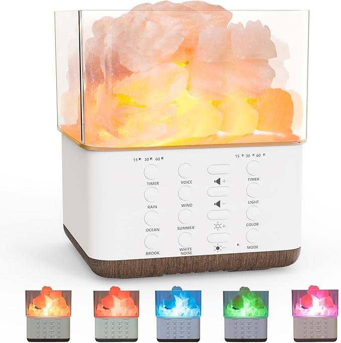White Noise Machine for Sleeping, 30 Soothing Natural Sound 15 Night Light, 3 Timer Options White Noise Machine for Baby/Adult Gift, Sound Machine for Sleep Office & Yoga Meditation & Bedroom