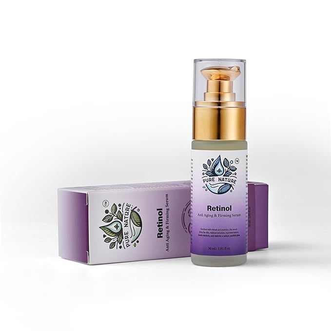 Retinol Serum For Face Reduces Wrinkles & Firms The Skin High-Strength Retinol Serum For Boosting Collagen Improving Skin Elasticity Enhancing Hydration & Skin Barrier Strengthening 1.01 fl oz