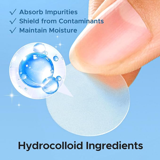 LitBear Pimple Patch Bulk, 720 Patches 3 Size Acne Patches for Face, Hydrocolloid Spot Stickers for Covering Zits, Blemishes, and Breakouts, Suitable for All Skin Types