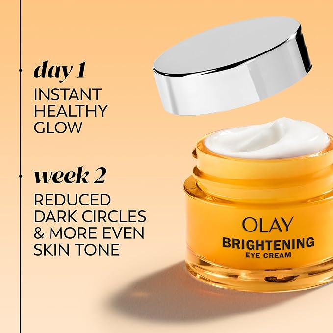 Olay Brightening Eye Cream, Vitamin C, Fragrance-Free, 0.5 oz
