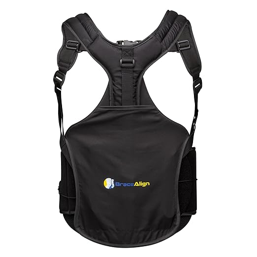 TLSO Thoracic Back Brace with Extension Panel, Bariatric Pain Relief for Kyphosis, Scoliosis, Post‑Surgical Recovery PDAC L0456/L0457 - Fits Waist up to 66 in