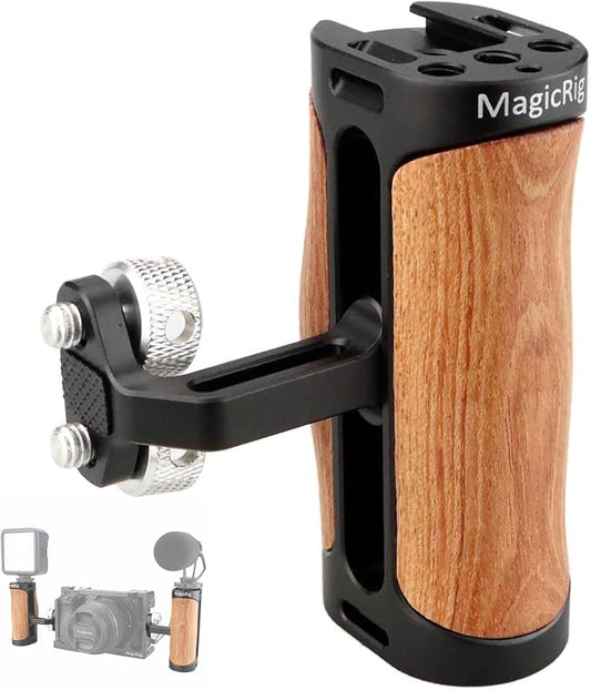 Side Handle Wooden Handgrip