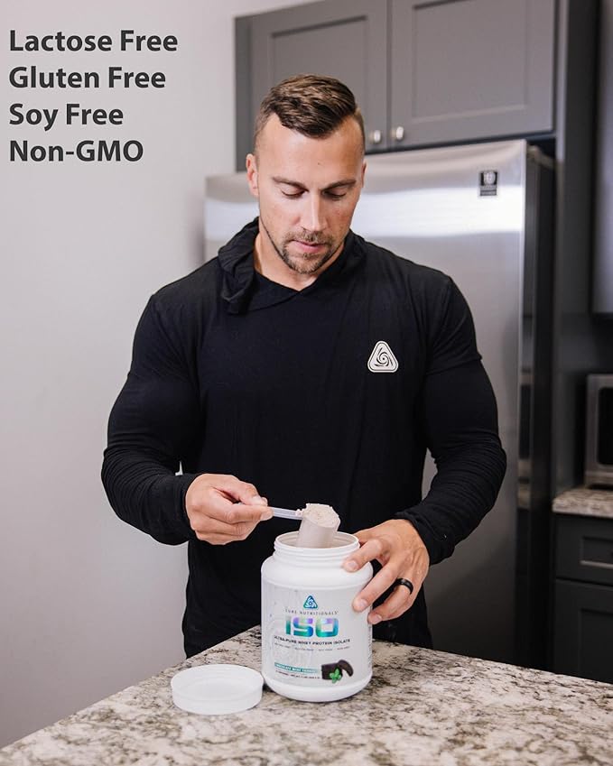 Core Nutritionals ISO, 100% Micro Filtered, Zero Artificial Fillers, 25g Whey Protein Isolate, 32 Servings (Frosted Cinnamon Bun)