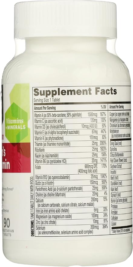 365 by Whole Foods Market, Multi Womens One Daily, 90 Tablets