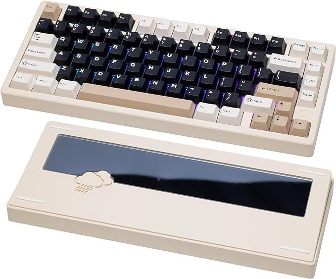 KEEBMONKEY WOBKEY Rainy 75 CNC Aluminum HMX/JWK/Cocoa Switches Triple-Mode