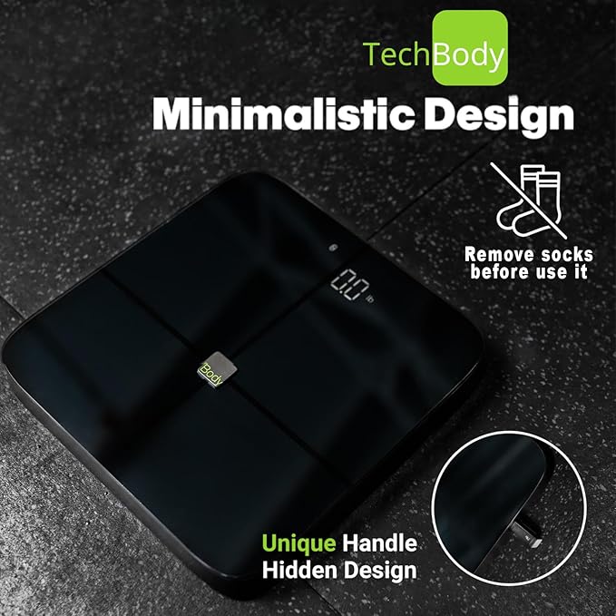 Scale for Body Weight and Fat Percentage Body Circumference 8 Electrodes High Precision Smart Scale for BMI 43 Body Composition Measurements Bluetooth Bathroom Digital Scales