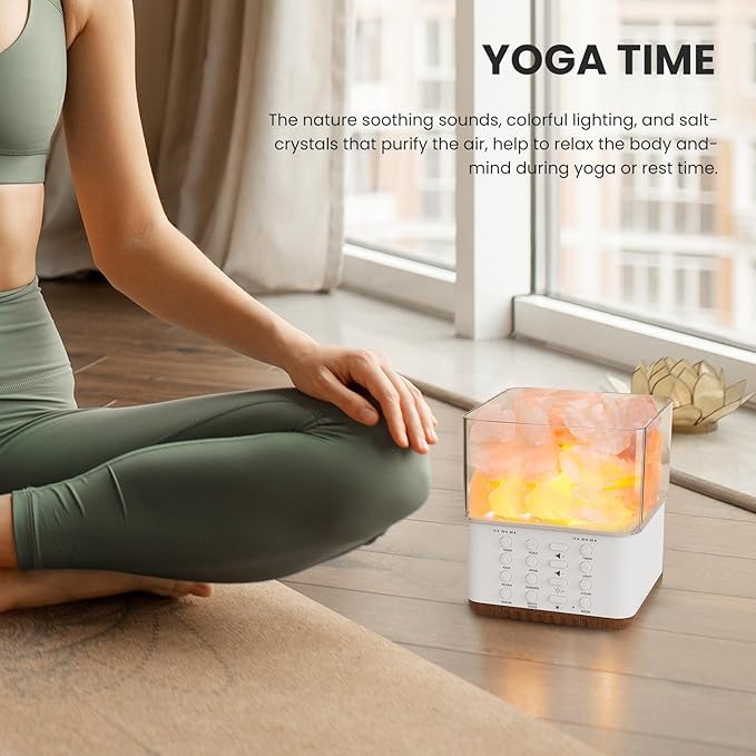 White Noise Machine for Sleeping, 30 Soothing Natural Sound 15 Night Light, 3 Timer Options White Noise Machine for Baby/Adult Gift, Sound Machine for Sleep Office & Yoga Meditation & Bedroom