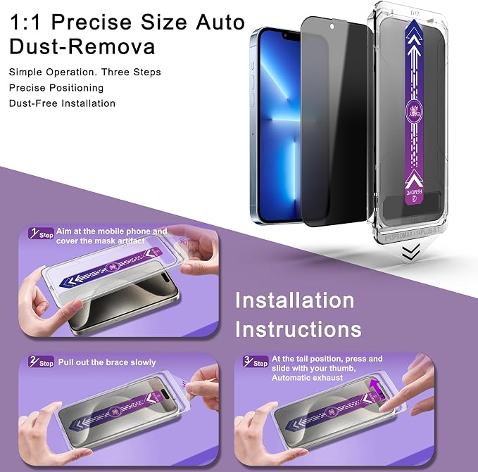 2 Pack Privacy Screen Protector