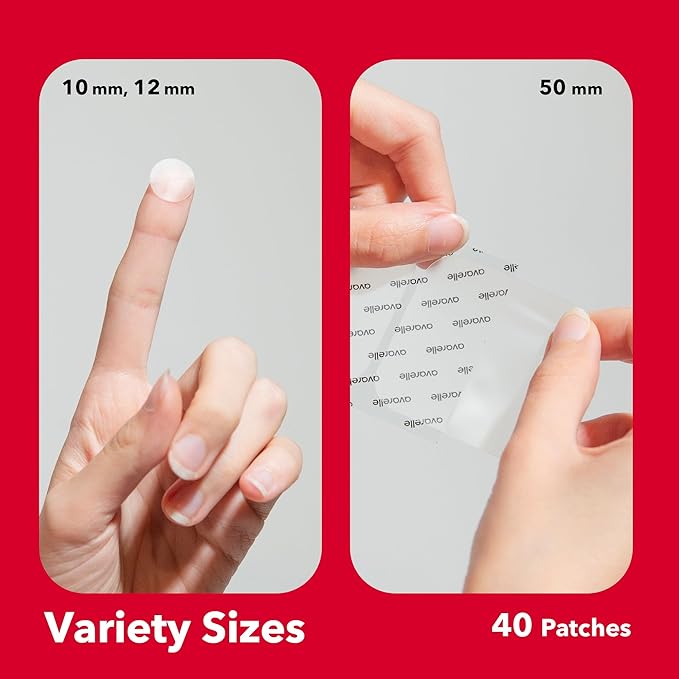 AVARELLE Pimple Patches Hydrocolloid Acne Patches, Acne Spot Treatment for Blemishes and Zit with Tea Tree Oil, Calendula Oil and Cica Oil for Face, Vegan, Cruelty Free (40 CT + 80 CT + Variety)