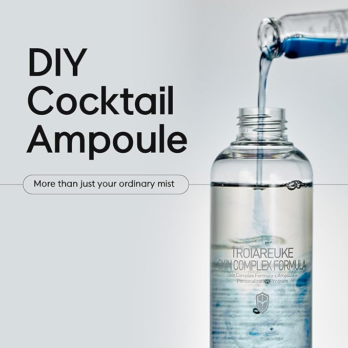 TROIAREUKE H+ Cocktail Ampoule Toner (Blue, 6.76 Fl. Oz.)