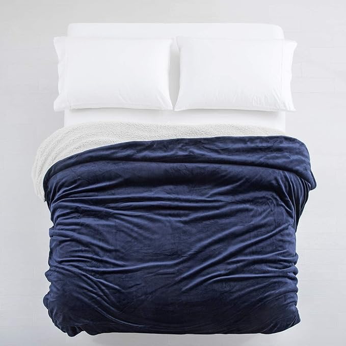 IR Imperial Rooms Black Sherpa Blankets Queen Size for Bed - Wholesale Bulk Pack of 9 Sherpa Blankets - Soft Fluffy Throw Blanket for Hotels, Guest Bedroom, 90x90 Inches