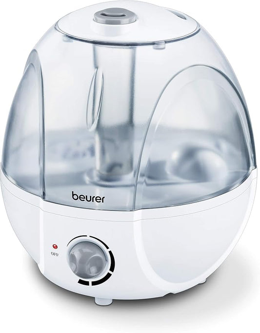 Beurer LB27 Ultrasonic Air 0.8 Gallon Tank, Auto Shut-Off, Baby Kids Vaporizer Cool Mist Filter Free Silent, Humidifier