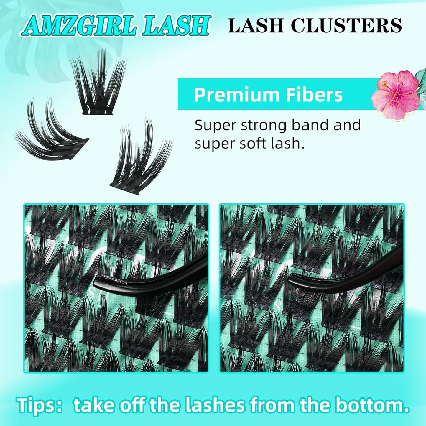 Lash Clusters Wet Look 168Pcs Eyelash Cluster Ultra-Thin Lash Band Eyelashes Extensions Spiky Anime Wide Span Lashes(Orchid,C-14mm)