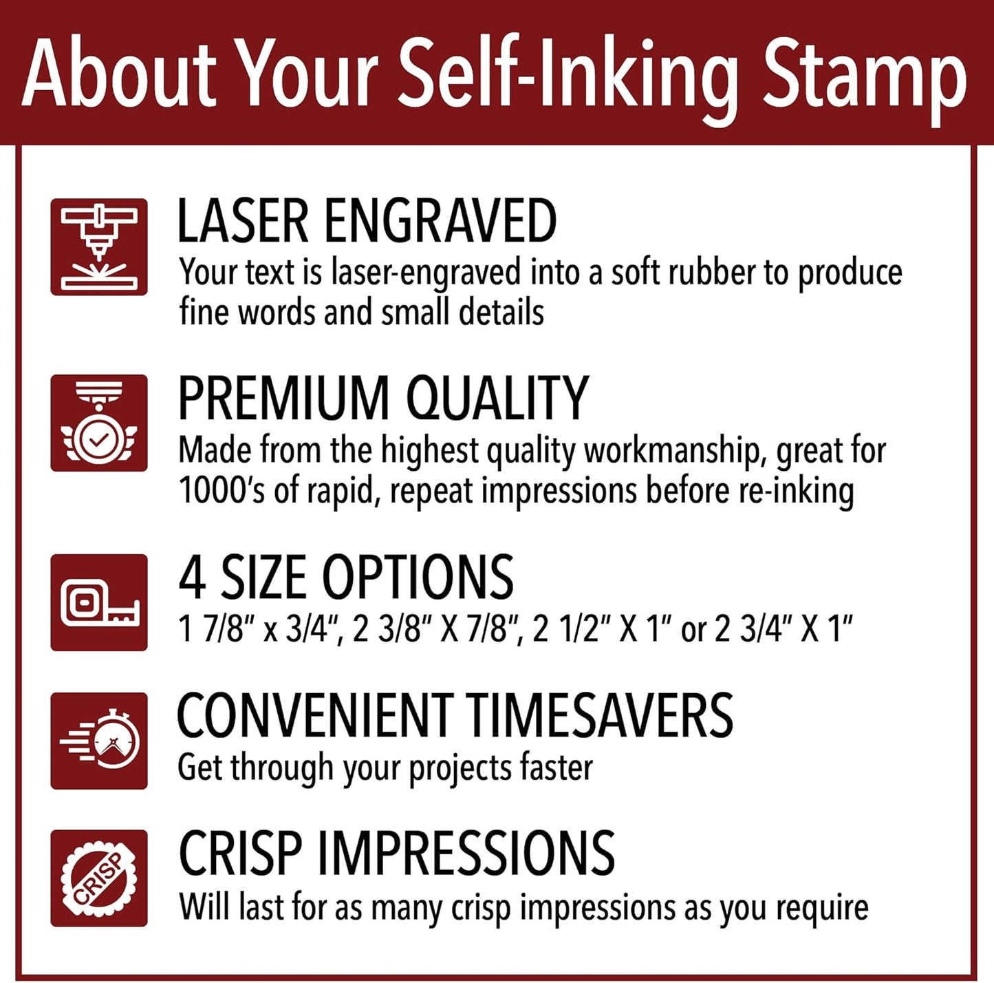Approved/Rejected Office Stamp | 4 Different Sizes | 20 Designs | Multiple Color Options | Perfect for Quick Validation of Office Documents (Approved/Rejected, Xtra Wide)