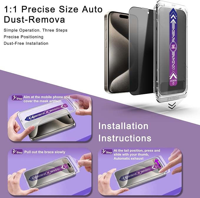 2 Pack Privacy Screen Protector