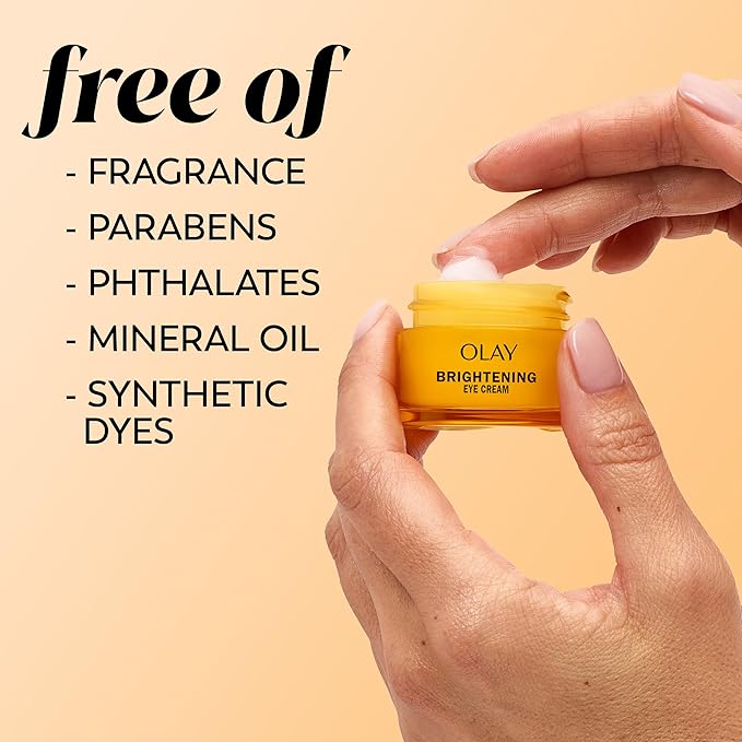 Olay Brightening Eye Cream, Vitamin C, Fragrance-Free, 0.5 oz