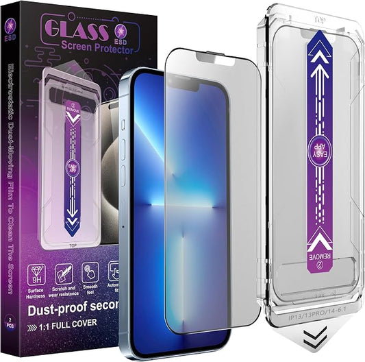 2 Pack Matte Screen Protector for iPhone 16e/iPhone 14/iPhone 13 Pro/iPhone 13