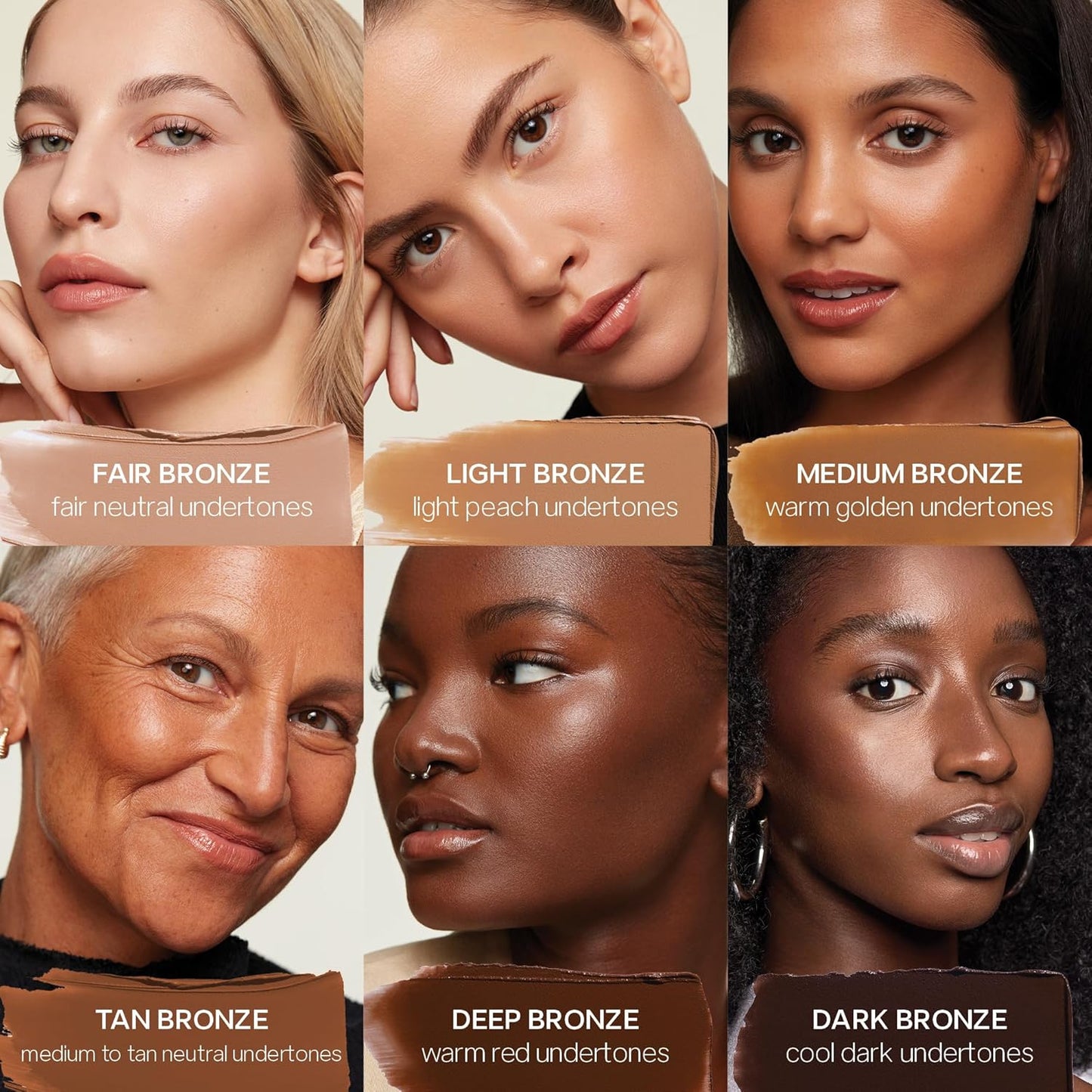 Saie Sun Melt Cream Bronzer - Buildable Balm Face Bronzer for Effortless Sculpting - Cream Contour Enriched with Vitamin C, Nourishing Skincare Ingredients & a Natural Finish - Fair Bronze (1 oz)