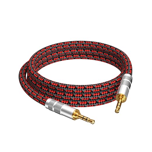 3.5mm Aux Cord, Audiophile Audio Auxiliary Cable 3.5 mm Male to Male Stereo