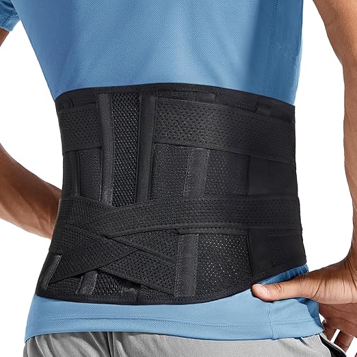 Back Brace for Men Lower Back Pain with 3D Lumbar Pad, for Sciatica, Herniated Disc, Scoliosis, Breathable Back Support Belt for Women Work, Lightweight Lumbar Support for Dairly Activity