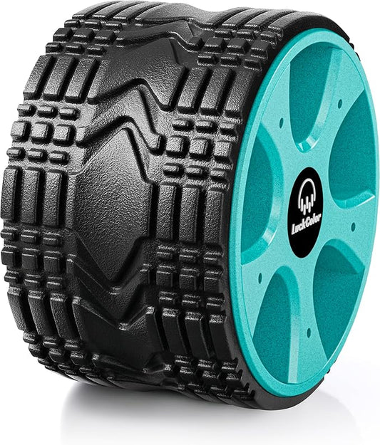 Back Roller Wheel for Deep Tissue Massage,Yoga Wheel for Back Pain & Stretching, Comfy Deep Tissue Massage Roller for Back,Spine Alignment & Tension Relief