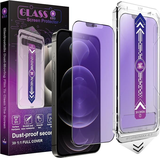 2 Pack Anti Blue Light Matte Screen Protector