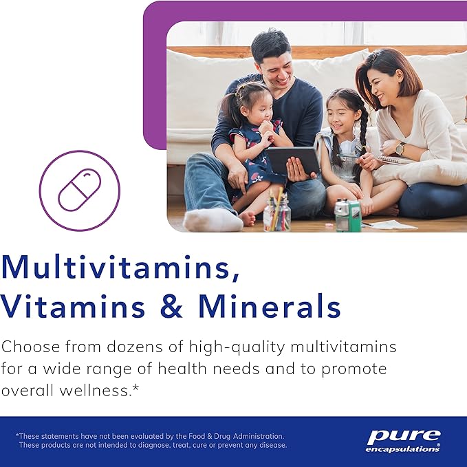 Pure Encapsulations B6 Complex - Supports Nervous System & Brain Health* - Includes B Vitamins - Contains Enriched Vitamin B6 - Non-GMO & Gluten Free - 120 Capsules