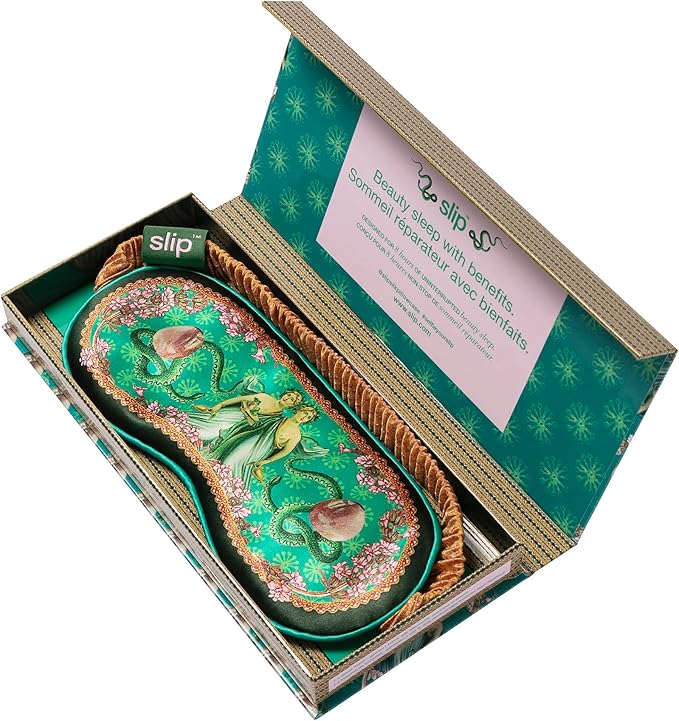 slip Pure Silk Sleep Mask - 100% Pure 22 Momme Mulberry Silk Eye Mask - Comfortable Sleeping Mask with Elastic Band + Pure Silk Filler and Internal Liner, Zodiac Collection: Gemini