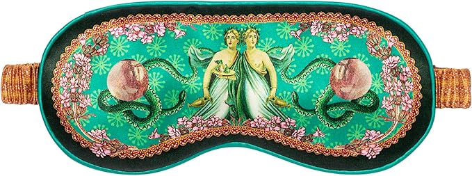slip Pure Silk Sleep Mask - 100% Pure 22 Momme Mulberry Silk Eye Mask - Comfortable Sleeping Mask with Elastic Band + Pure Silk Filler and Internal Liner, Zodiac Collection: Gemini