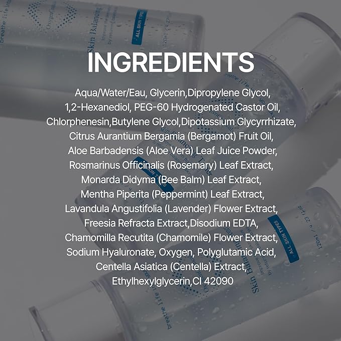 OxygenCeuticals Skin Balancing Toner – Hydrating & pH Balancing Facial Toner with Centella, Lavender & Freesia Extracts, Improves Skin Texture for Oily & Combination Skin. 33.8 fl.oz (1000ml)